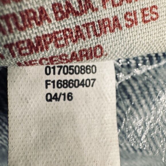 Mossimo Denim Skirt 10/30 (31x16.5) Blue Straight Distressed Super Stretch Women - Picture 6 of 8